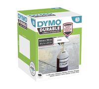 DYMO LW Étiquettes industrielles résistantes, authentique, plastique blanc 104 x 159 mm 1 rouleaux de 200 pour étiqueteuses LabelWriter 450/550 et 4XL/5XL