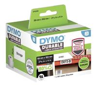 DYMO 2112290 Rouleau d'étiquettes 102 x 59 mm film polypropylène blanc 300