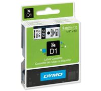 Ruban d'étiquettes Dymo LabelManager D1 Noir Noir E