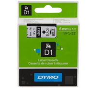 DYMO 43613 Ruban Noir sur blanc Original S0720780