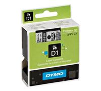 DYMO 45800 Ruban D1 Standard Noir sur Transparent 19mm x 7m - S0720820