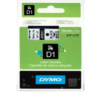 DYMO 45803 Ruban D1 Standard Noir sur Blanc 19mm x 7m - S0720830
