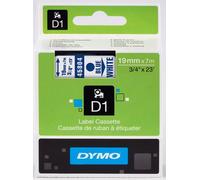 DYMO 45804 Ruban D1 Standard Bleu sur Blanc 19mm x 7m - S0720840