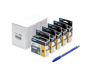 Dymo 5 étiquettes souples autocollantes industrielles 18489 Rhino en nylon - Rouleau 19 mm x 3.5 m, impression noir sur blanc + stylo PaperMate en cadeau