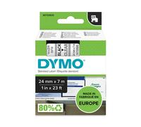 Dymo 53710 (S0720920) - (24 mm x 24 mm) - Noir sur transparent - Ruban