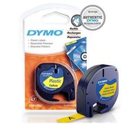 Dymo 91202 S0721620 Directlabel-Etiketten Polyester Jaune 12mm Lot 4m pour