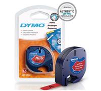Dymo 91203 S0721630 Directlabel-Etiketten Polyester Rouge 12mm Lot 4m pour