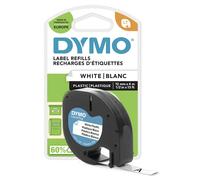 Dymo Originalband 91221 noir auf weiß 12mm x 4m Plastik