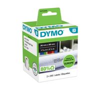 Etiquettes adresses 36 x 89 mm Dymo - 2 rouleaux de 260