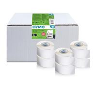 Dymo Authentic LabelWriter Lot de 6 rouleaux de 300 étiquettes autocollantes pour étiqueteuses LabelWriter - 41 mm x 89 mm - Fabriquées en Europe