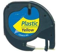 DYMO BK-Yellow 12 mmX4 m Plastique 2000, LT100H, QX50#S0721670