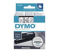 Dymo Black on White Labelling Tape