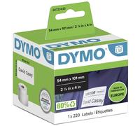 Dymo - Blanc - 1 Unités 220 Étiquettes D'expédition - Pour Dymo Labelwriter