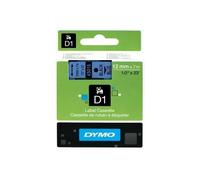 DYMO D1 Auto-adhésif noir sur bleu Rouleau (1,2 cm x 7 m) 1 rouleau(x) bande d'étiquettes pour LabelMANAGER 160, 210D, 210D Kit,?