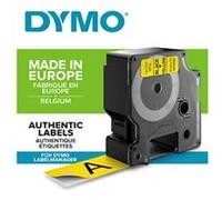 DYMO étiquettes autocollantes D1 authentiques 24 mm x 7 m noir sur jaune pour LabelManager