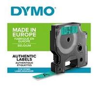 DYMO D1 - Auto-adhésif - noir sur vert - Rouleau (1,2 cm x 7 m) 1 cassette(s) bande d'étiquettes - pour LabelMANAGER 100, 160, 210, 220, 260, 280, 300, 360, 420, Wireless PnP; LabelPOINT 250 Noir sur 