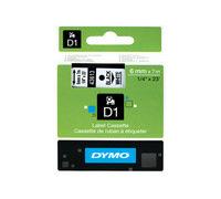 DYMO D1 - bande d'étiquettes - 1 cassette(s) - Rouleau (0,6 cm x 7 m)