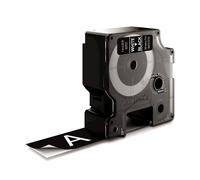 DYMO D1 Cassette de ruban blanc sur noir 24mm / 7 mètres