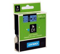 DYMO D1 Cassette de ruban noir sur bleu 9mm / 7 mètres