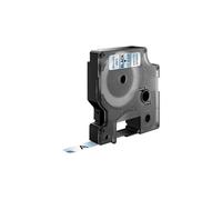 DYMO D1 Étiquette Standard Noir sur Transparent 9mm x 7m Polyester Résistant UV et Eau, Température -18°C à 90°C, Compatible LabelManager/LabelWriter 450 DUO