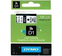 Dymo Ruban d'étiquettes D1 12 mm x 7 m – Noir sur blanc