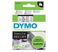 DYMO 40910 Ruban Noir sur incolore Original S0720670