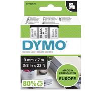 DYMO D1 étiquettes autocollantes authentiques impression en noir sur fond clair 9 mm x 7 m pour étiqueteuses LabelManager