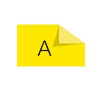 Dymo D1 Étiquettes Standard 24 Mm X 7 M - Noir Sur Jaune