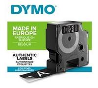 DYMO D1 - Polyester - auto-adhésif - blanc sur noir - Rouleau (2,4 cm x 7 m) 1 cassette(s) bande d'étiquettes G