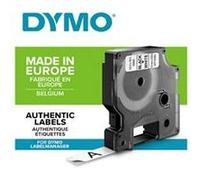 DYMO D1 - Polyester - auto-adhésif - noir sur blanc - Rouleau (1,2 cm x 5,5 m) 1 cassette(s) bande d'étiquettes - pour LabelMANAGER 120, 150, 210, 220, 350, 400, 450, PC, PC2; LabelPOINT 150, 250, 350
