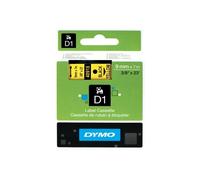 DYMO D1 Polyester auto-adhésif noir sur jaune Rouleau (0 9 cm x 7 m) 1 rouleau(x) bande d'étiquettes pour LabelMANAGER