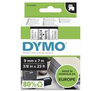 Dymo 40913 (S0720680) - (9 mm) - Noir sur blanc - Ruban