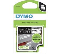 Dymo Ruban D1 16960 (S0718070) polyester permanent 19 mm Noir sur blanc 5,5 m