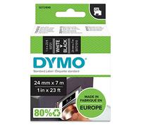 Dymo D1 S0721010 Etiquette d'écriture 7 m Blanc/Noir | Recharges d'étiquettes à utiliser au bureau ou à la maison, pour les imprimantes d'étiquettes LabelManager 500TS und 640CB