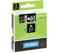 DYMO D1 Schriftband 45021 12mmx7.0m weiß ->schwarz