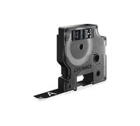 DYMO Étiquette d'identification Dymo - 12,70 mm Largeur - Noir