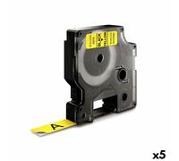 Dymo - Etiquette Dymo Label Manager D1 polyester 12mm jaune | 1 pièce | 5 pièces