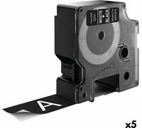 DYMO - Etiquette Dymo Label Manager D1 polyester 24mm Zw | 1 pièce | 5 pièces