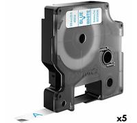 Dymo - Etiquette Dymo Label Manager D1 polyester 9mm blanc | 1 pièce | 5 pièces