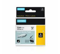 DYMO Gaine thermorétractable Largeur : 12 mm Longueur : 1,5 m blanc