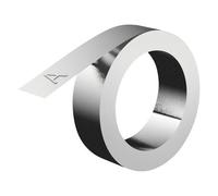 DYMO IND Embossing Aluminum Labels 1/2" - Aluminium - auto-adhésif - Rouleau (12 mm x 3,65 m) 1 cassette(s) bande d'étiquettes - pour DYMO M1011