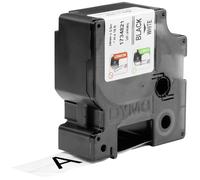 Dymo RhinoPro 1734821 - Ruban auto-plastifiant vinyle 24 mm x 5,5 m Noir sur blanc - 1 rouleau