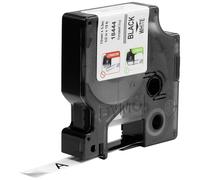 Dymo 18444 (S0718600) - (12 mm) - Noir sur blanc - Ruban