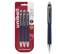 DYMO JETSTREAM RT Noir 3pièce(s) - Stylos à bille (Noir, Multicolore, Plastique, Métal, 0,7 mm, 3 pièce(s))