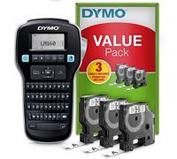 Dymo Étiqueteuse LabelManager 160 – portable, clavier AZERTY, 3 rouleaux Dymo D1 – Kit de base