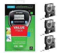 Dymo Étiqueteuse LabelManager 160 – portable, clavier AZERTY, 3 rouleaux Dymo D1 – Kit de base