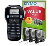 DYMO Labelmanager 160 Value Pack Etiqueteuse adapté pour rubans: D1 12 mm, 9 mm, 6 mm