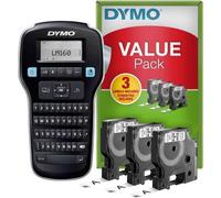 Dymo Imprimante d'étiquettes LabelManager 160 – Kit d'initiation, 3 rubans D1, clavier QWERTY