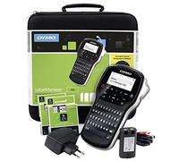 DYMO LabelManager 280 + Case imprimante pour étiquettes Transfert thermique - Imprimantes pour étiquettes (Transfert thermique, Noir, Argent, LCD, QWERTZ, 1,2 cm, D1)