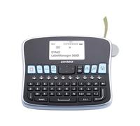 Dymo Labelmanager 360d - Étiqueteuse - Noir Et Blanc - Transfert Thermique - Rouleau (1,9 Cm ) - 180 Dpi - Jusqu'à 12 Mm/Sec - Outil De Coupe - Impression Par 1 Ligne, Impression Par 2 Lignes